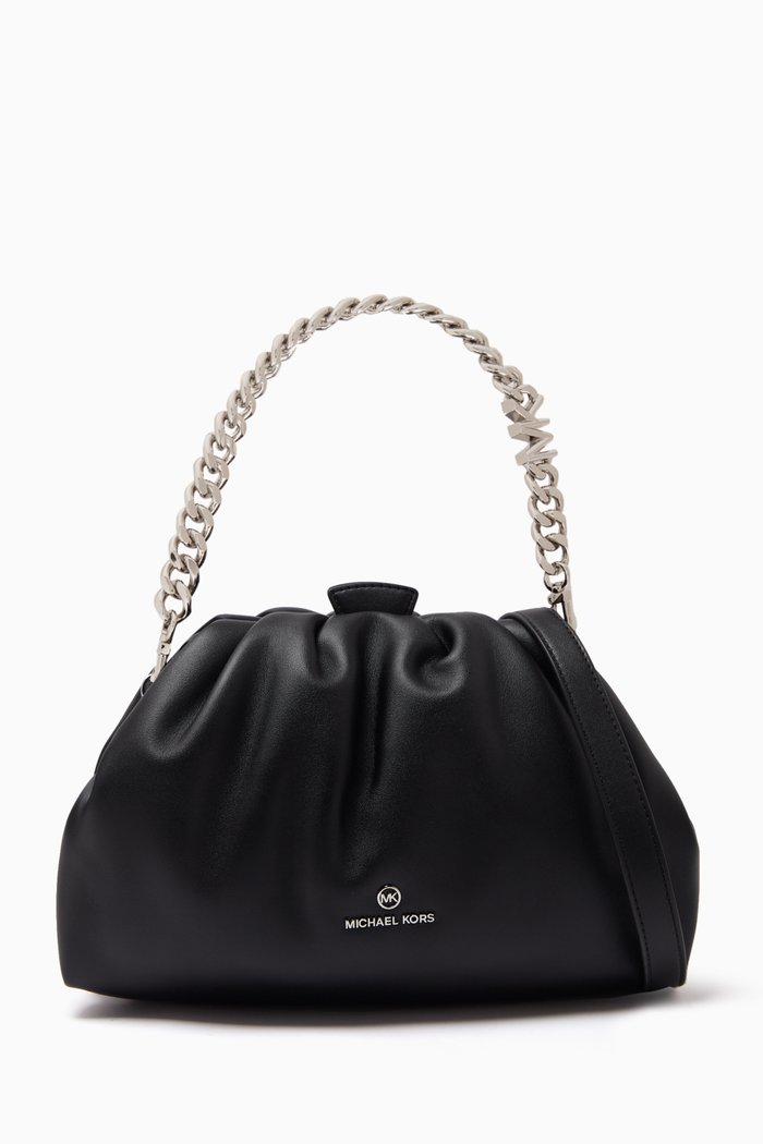 

Small Nola Crossbody Bag in Faux Leather, Black