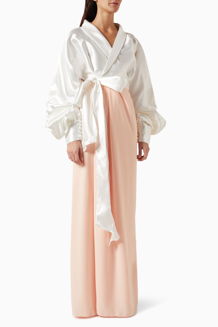 Two-tone Maxi Dress, Multicolour