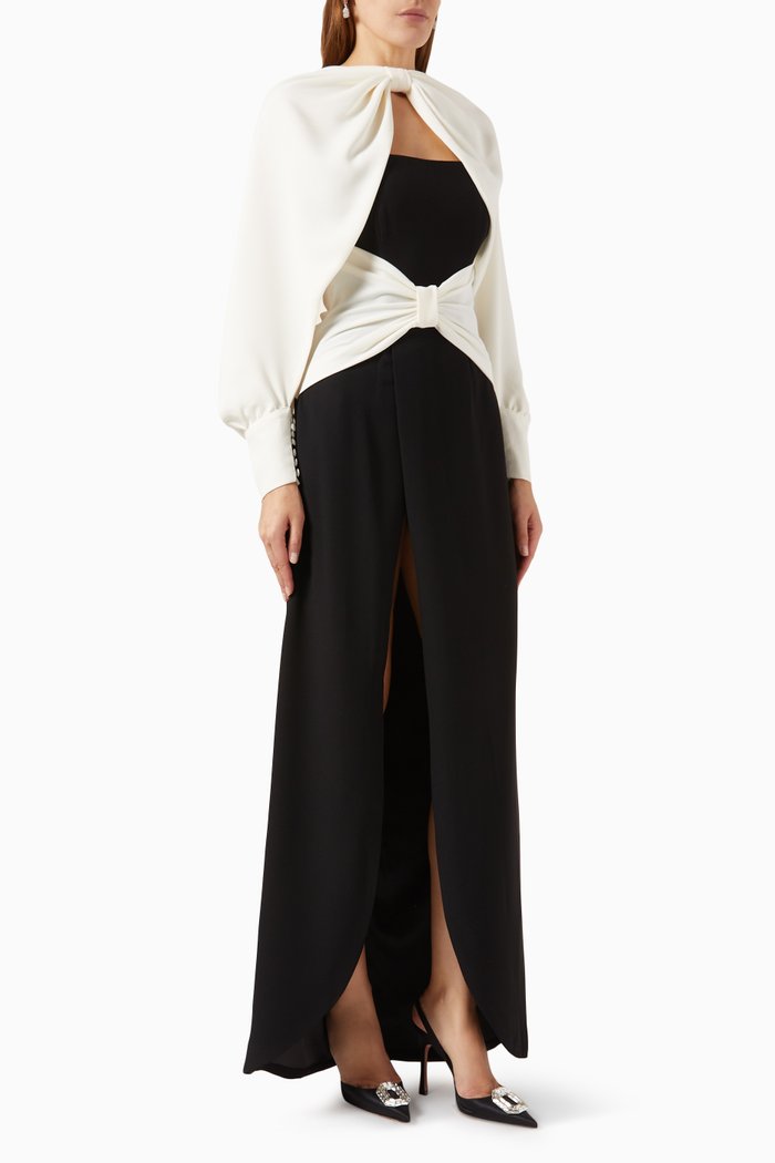 

Bow-detail Gown, Multicolour