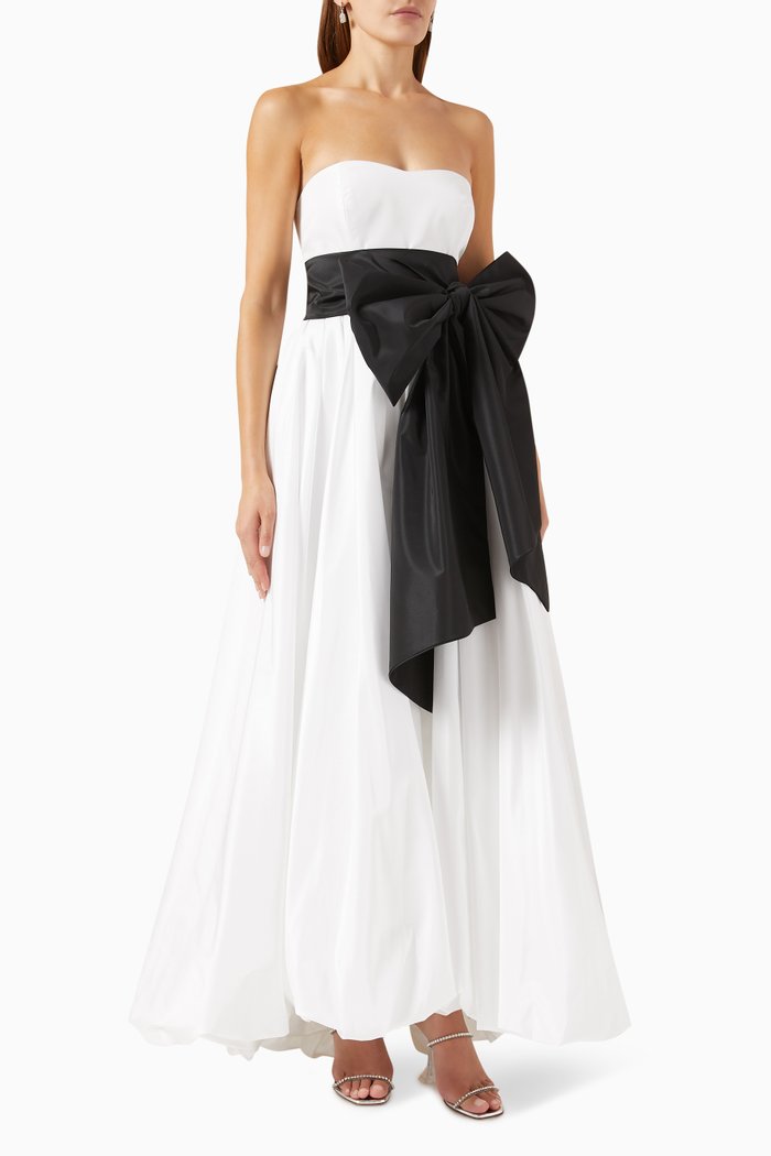 

Strapless Gown, White