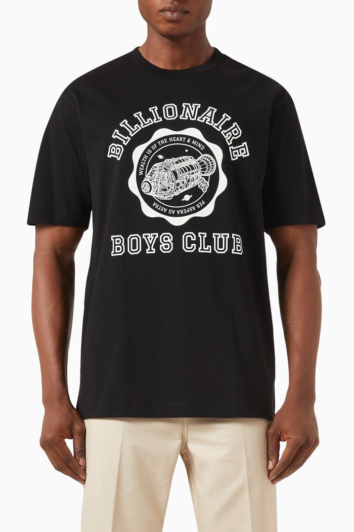 Academy Logo T-shirt in Cotton-jersey, Black