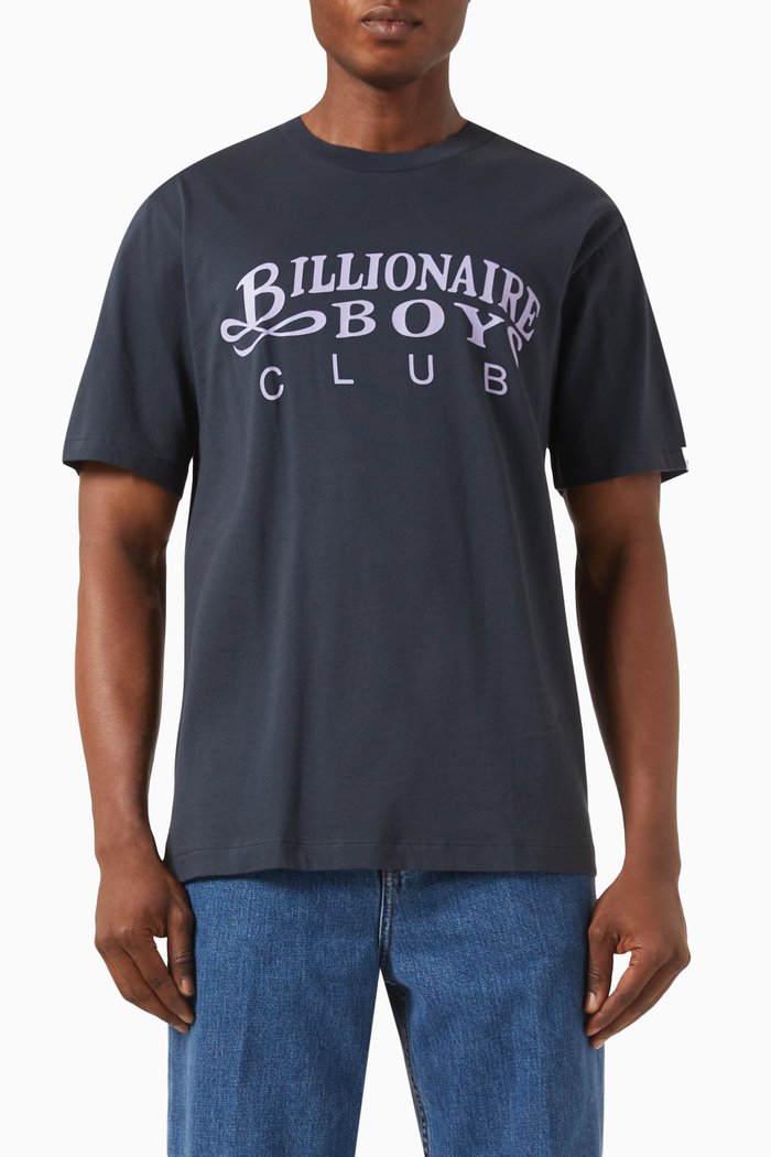 

Gentleman Logo T-shirt in Cotton-jersey, Blue