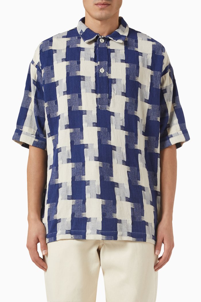 

Benirras Shirt in Cotton, Blue