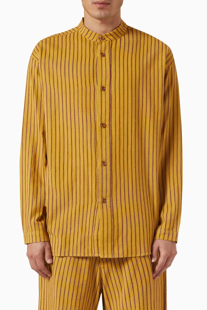 

Tulum Shirt in Cotton, Yellow