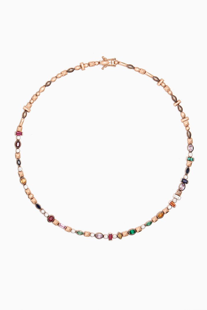 

Kaleidoscope Choker Necklace in 14kt Rose Gold