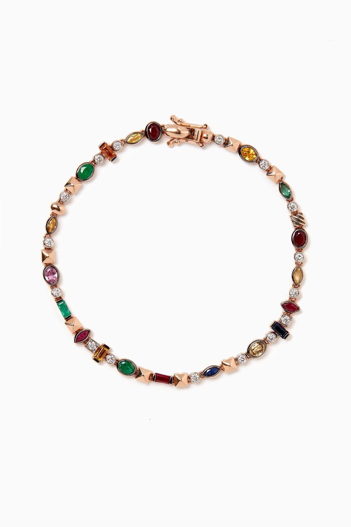 

Kaleidoscope Bracelet in 14kt Rose Gold