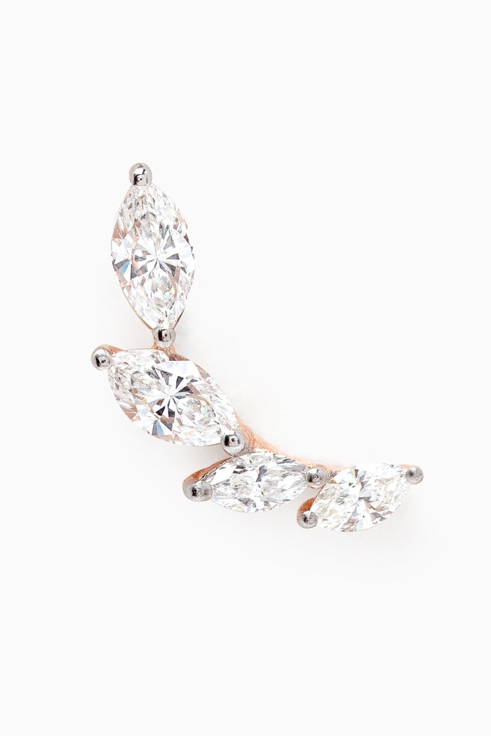 Harlow Diamond Single Earring in 14kt Rose Gold