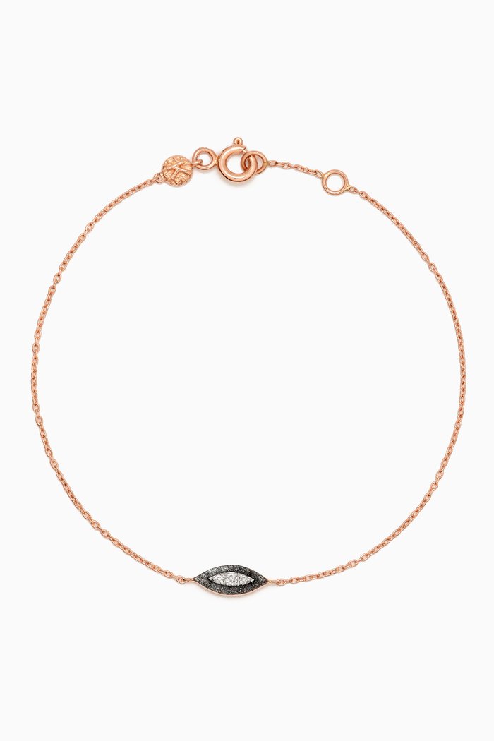

10th Eye Haven Diamond Bracelet in 14kt Rose Gold