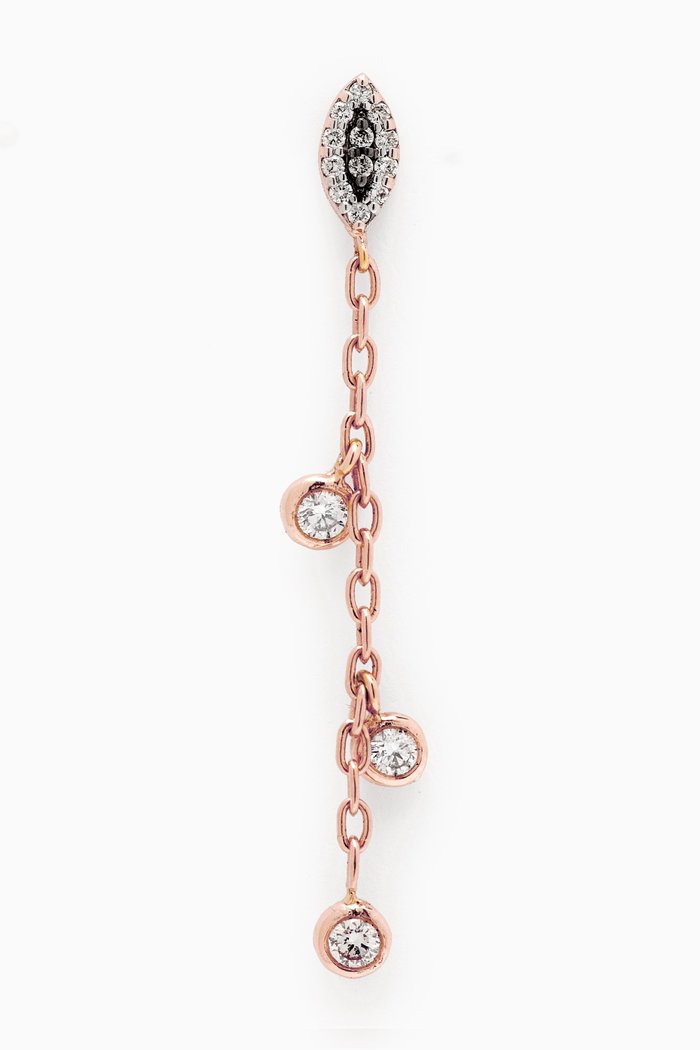 

Elsa Diamond Single Earring in 14kt Rose Gold