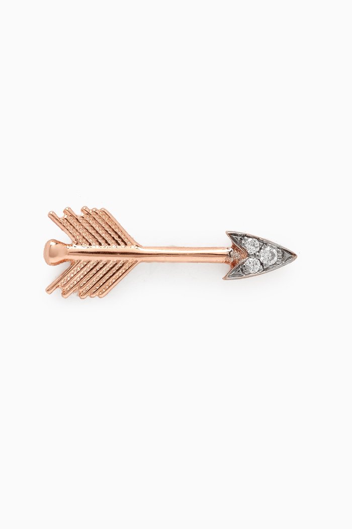 

Arrow Diamond Single Earring in 14kt Rose Gold