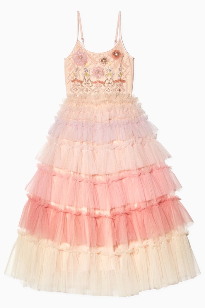

Rebel Riot Tutu Dress in Cotton and Nylon, Pink