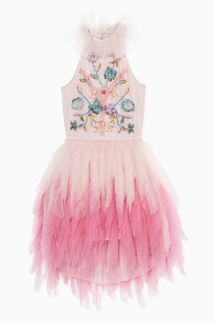 

Hearts and Roses Tutu Dress, Pink