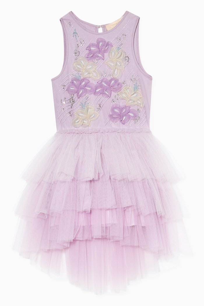 

Sound Garden Tutu Dress in Nylon, Purple