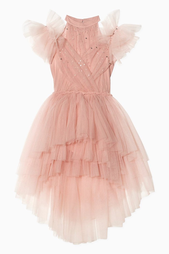 

New York Tutu Dress in Cotton and Nylon, Pink