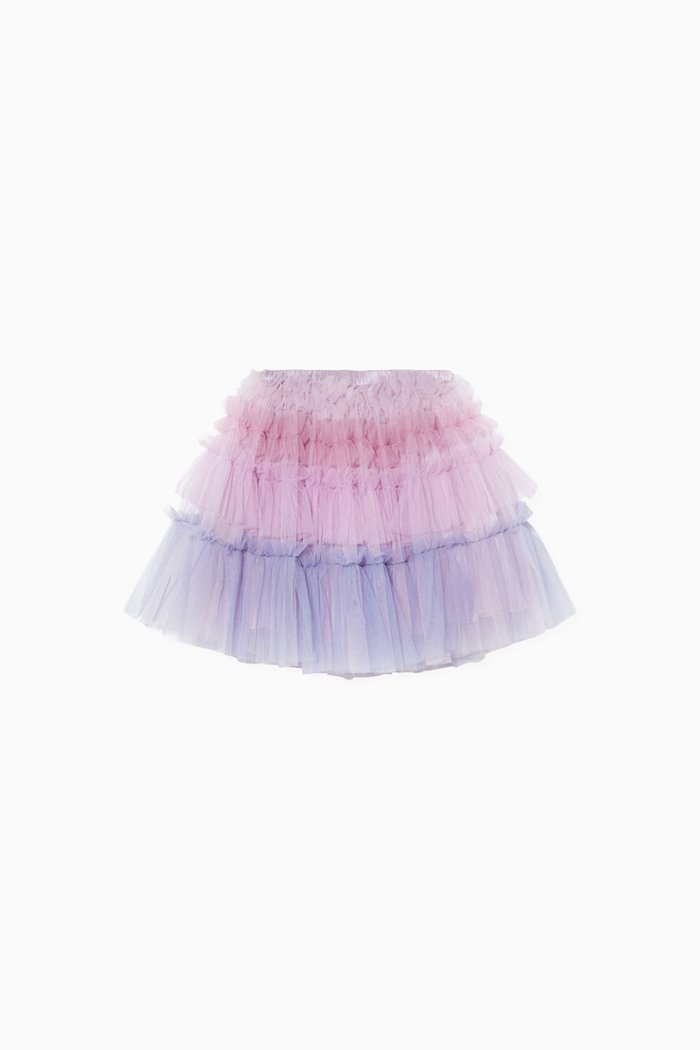 

Glam Rock Skirt in Cotton and Nylon, Purple