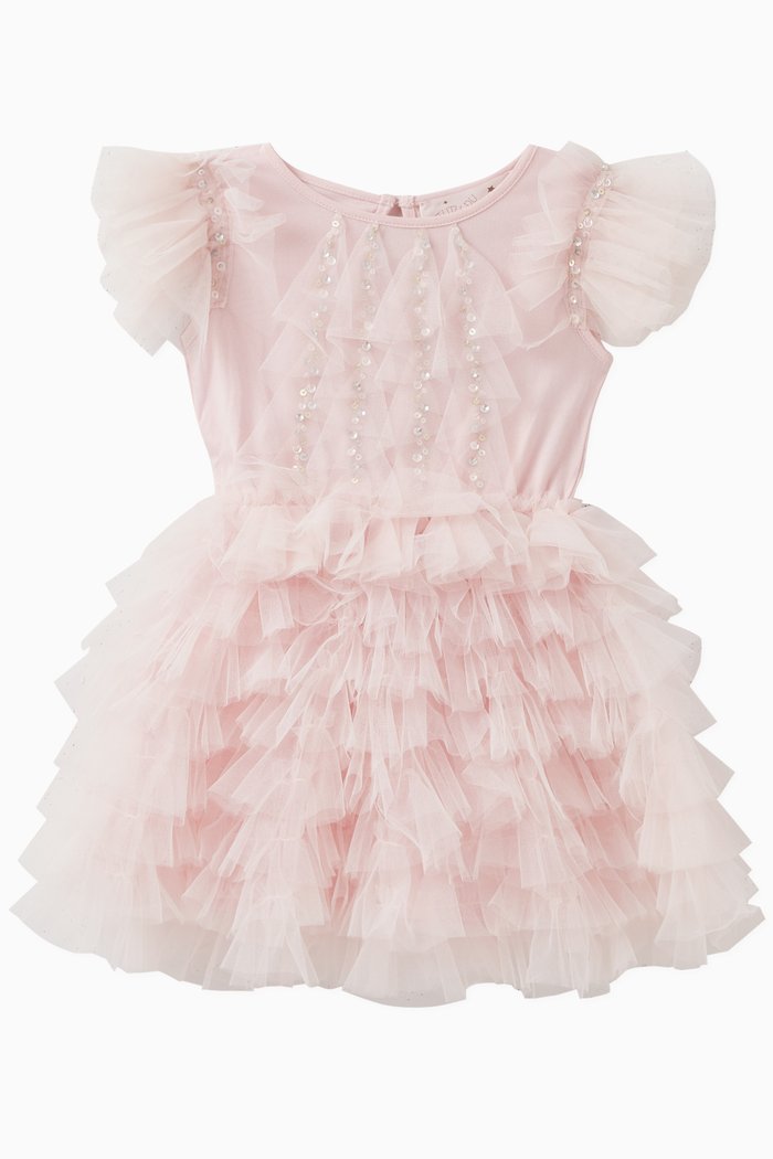 

Bebe Lavinia Tutu Dress in Nylon, Pink