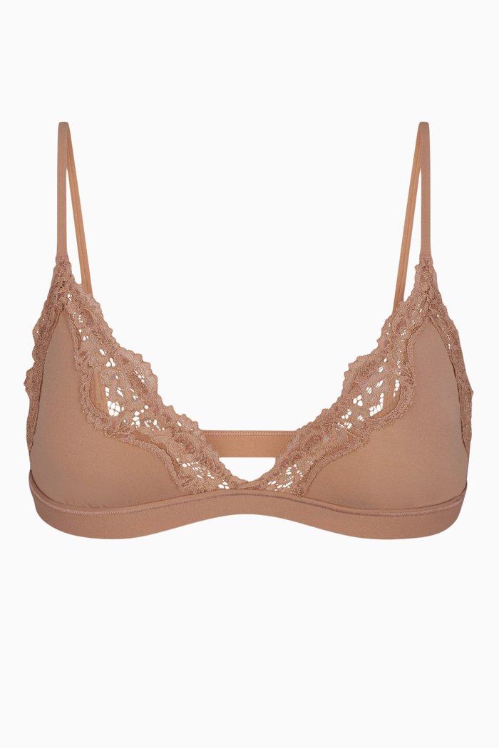 Fits Everybody Lace Bralette, Brown