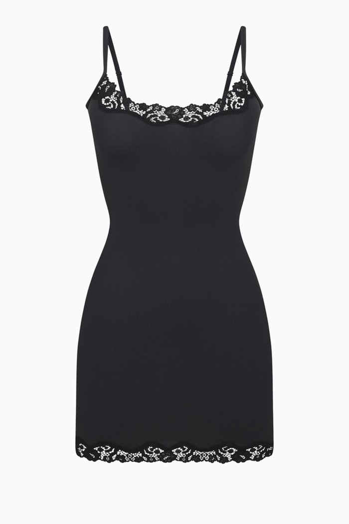

Fits Everybody Lace Slip Dress, Black