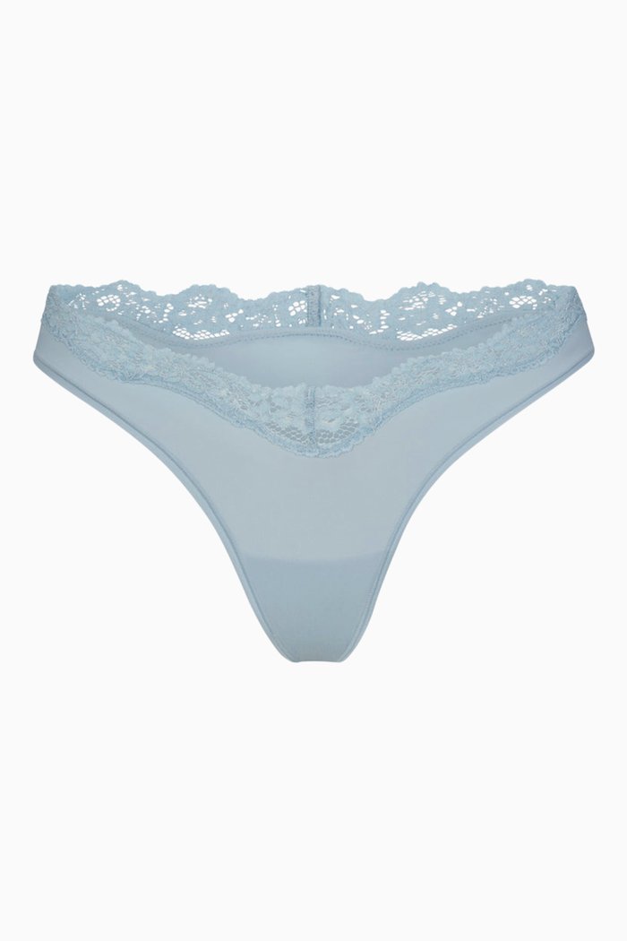 

Fits Everybody Lace Dipped Thong, Blue