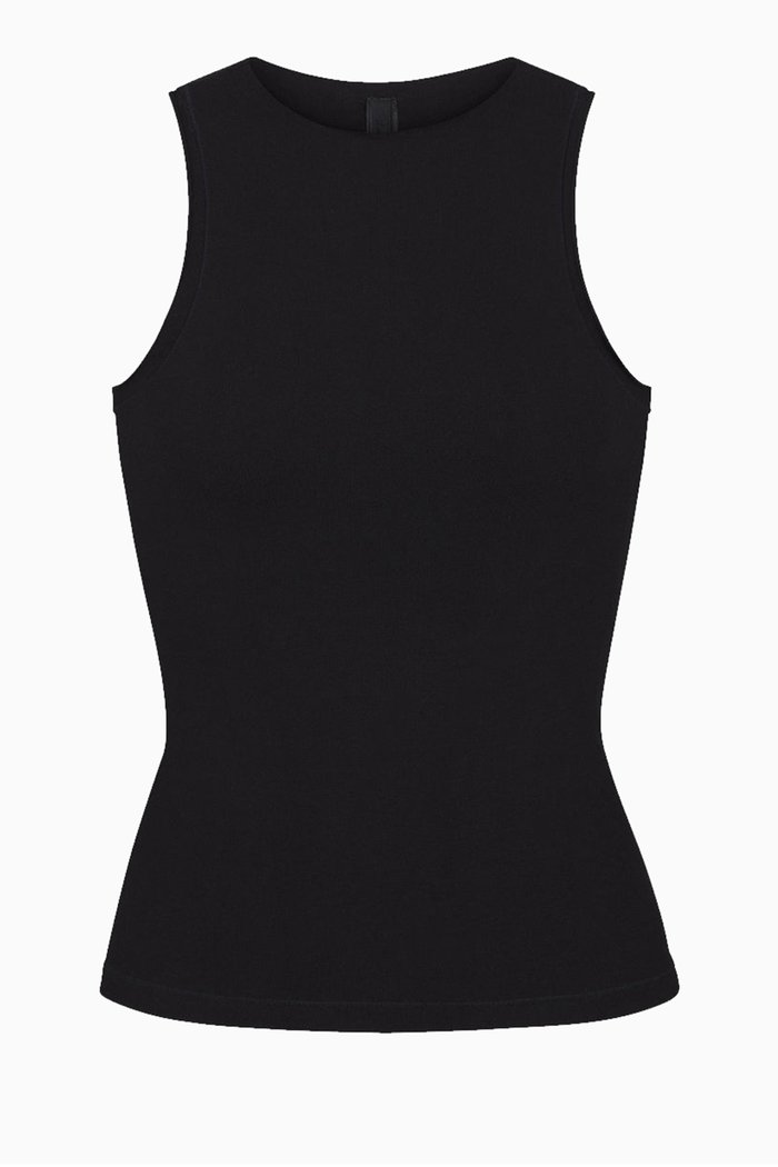 

Outdoor Mock Neck Tank Top, Black
