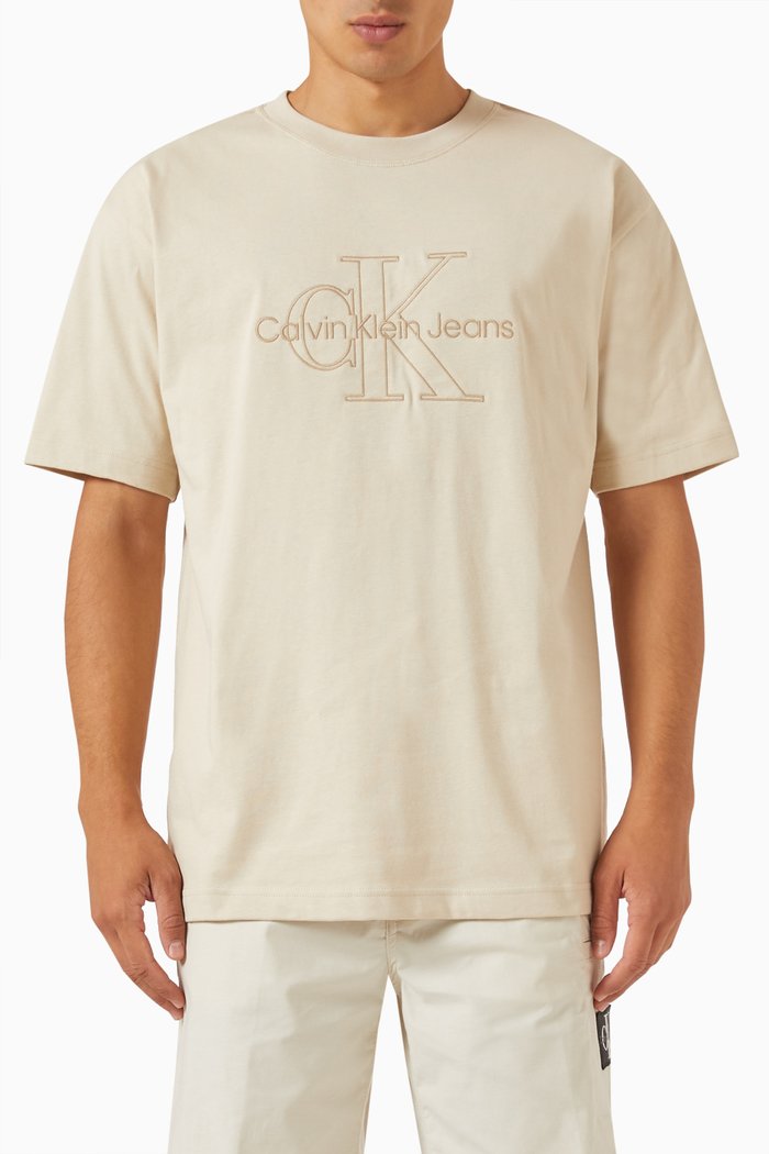

Logo T-Shirt in Cotton, Neutral
