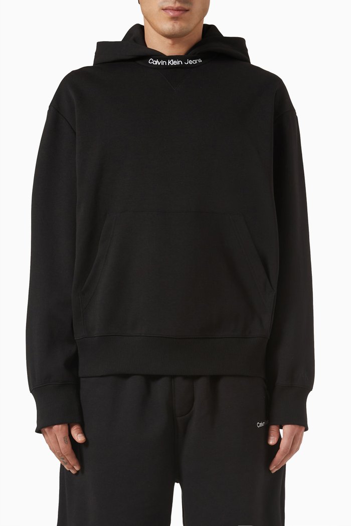 

Logo Hoodie in Fleece, Black