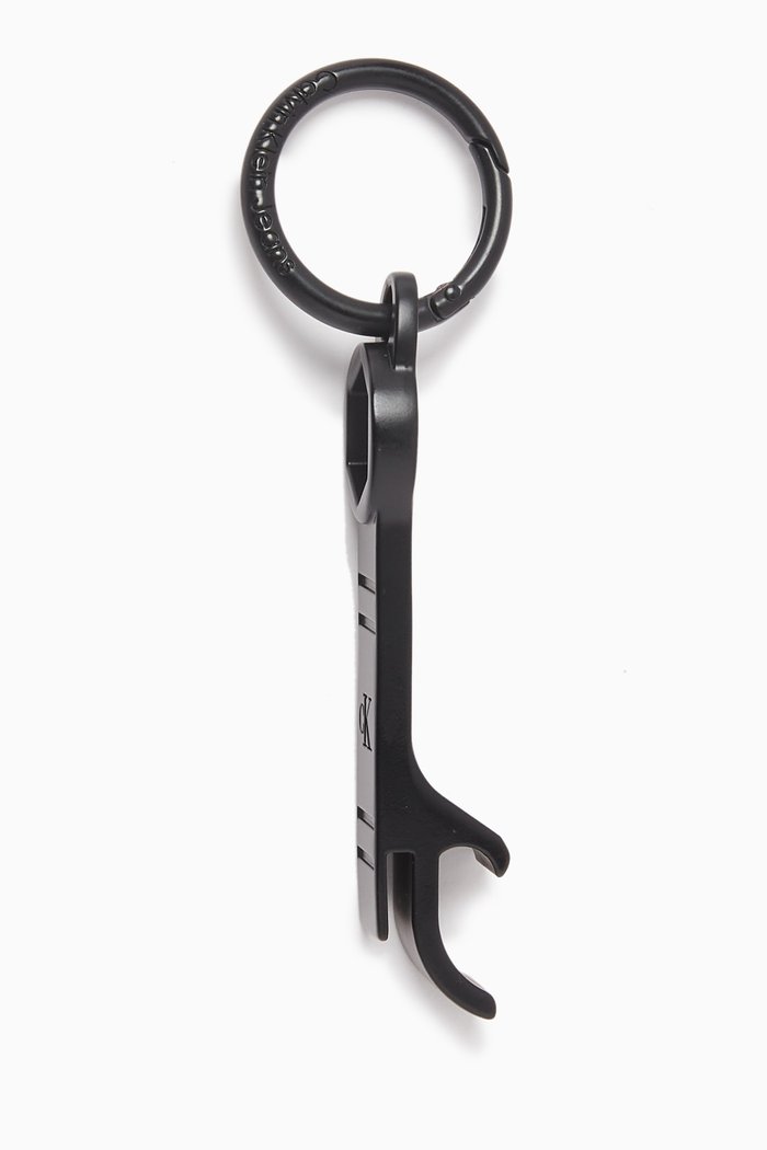 Park Culture Keyfob in Metal, Black