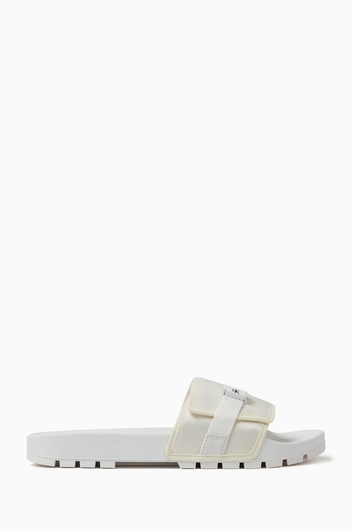 

Truck Velcro Slides in Technical Fabric, White