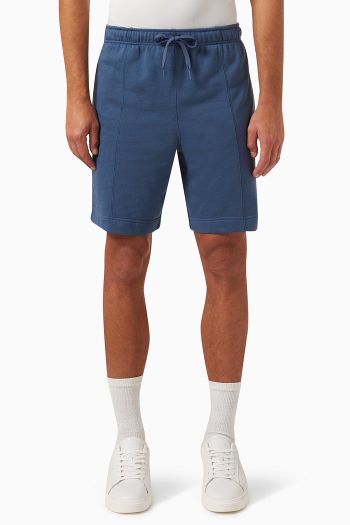 

Logo Gym Shorts in Cotton Terry, Blue