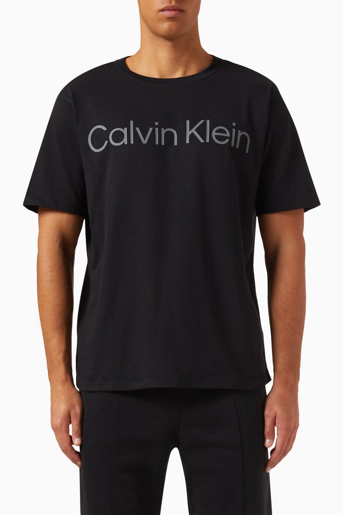 

Logo T-shirt in Cotton Jersey, Black