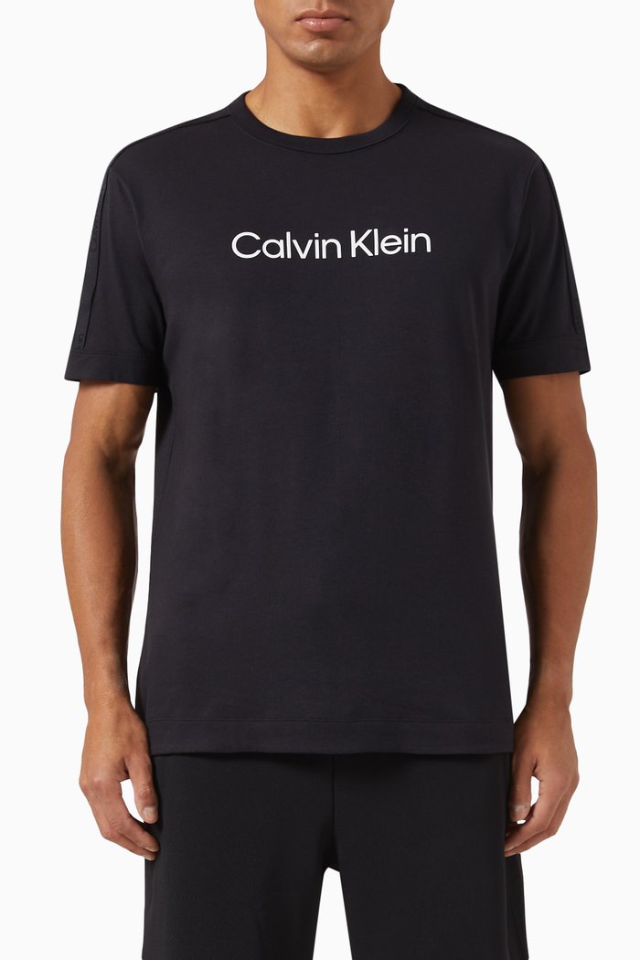 

Logo Gym T-shirt in Cotton-blend, Black