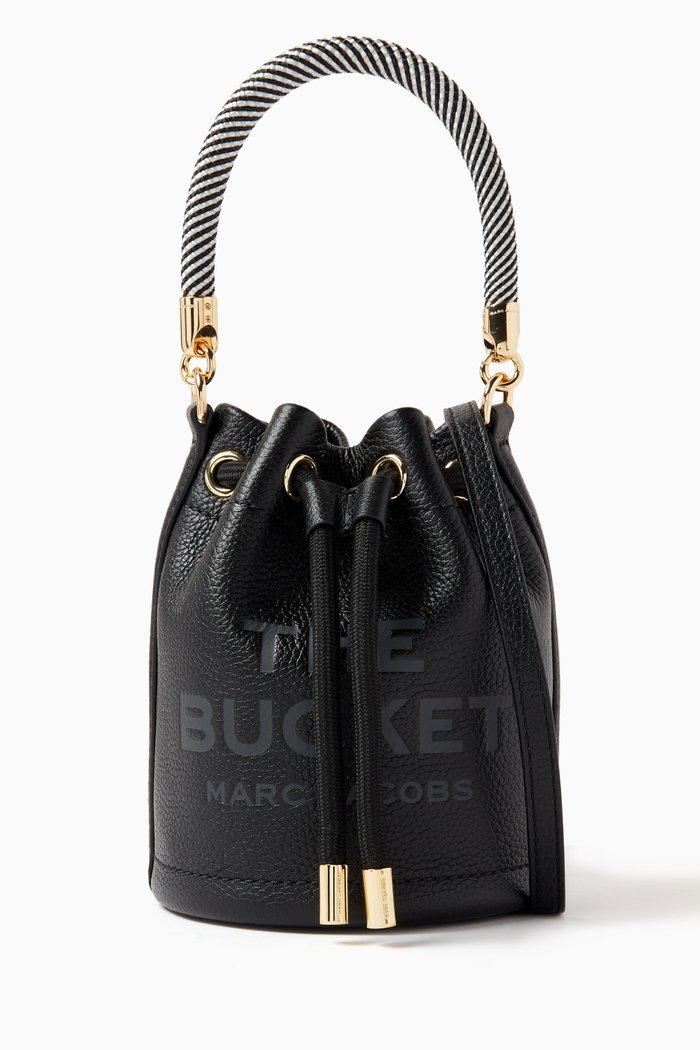 

The Mini Bucket Bag in Grain Leather, Black