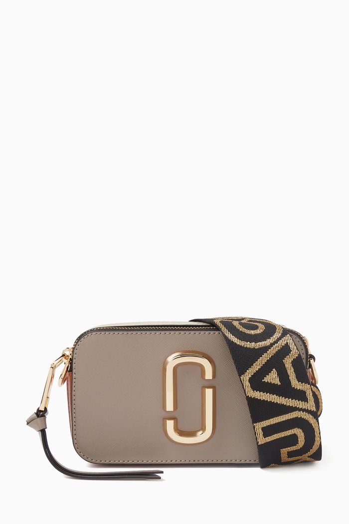 

The Snapshot Camera Crossbody Bag in Leather, Neutral