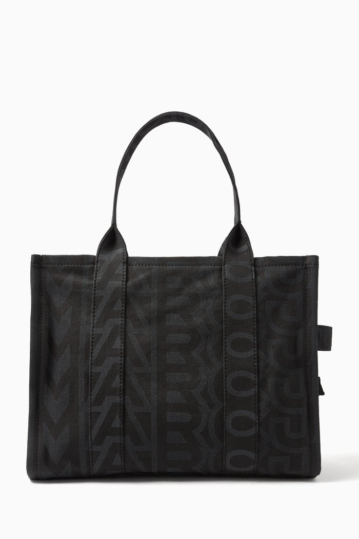 

The Large Tote Bag in Monogram Canvas, Black