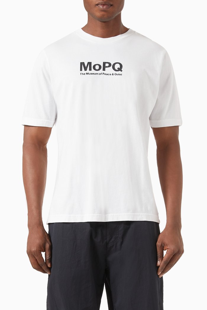 

Contemporary Museum T-Shirt in Cotton Jersey, White