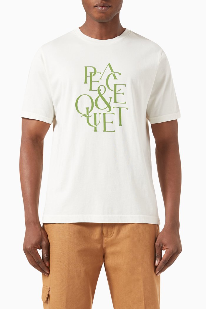 

Serif T-shirt in Cotton Jersey, Neutral