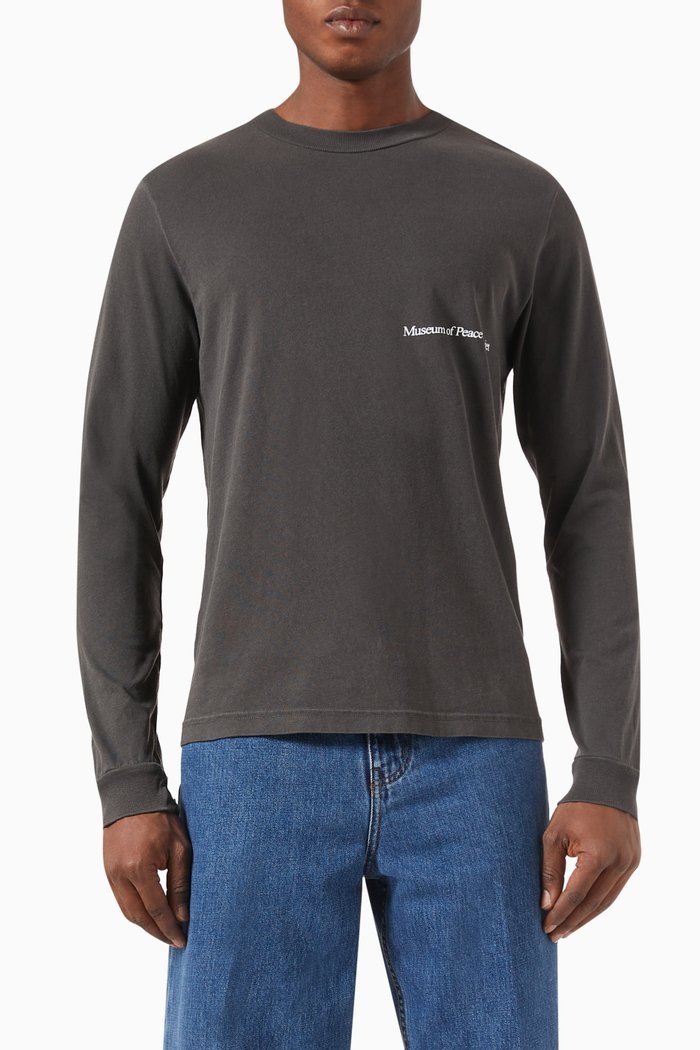 

A leisure Co T-shirt in Cotton Jersey, Black