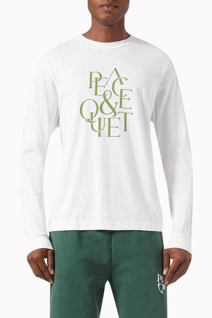 

Serif T-shirt in Cotton Jersey, White