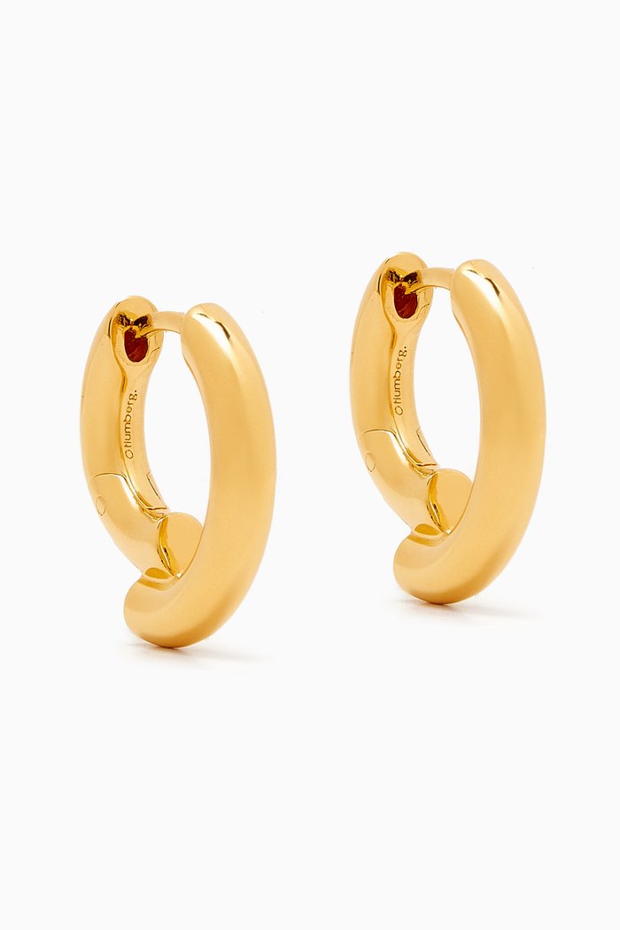 

Small Chaos Hoop Earrings in Gold Vermeil