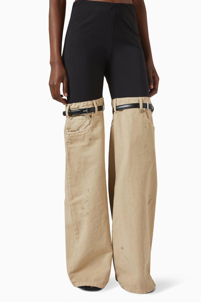 

Hybrid Pants in Denim, Multicolour