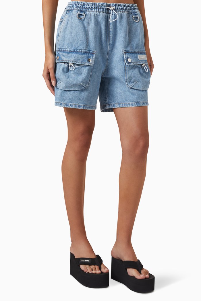 

Cargo Shorts in Denim, Blue