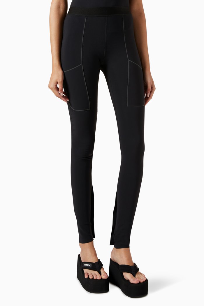 

C+ Zipped Pants, Black