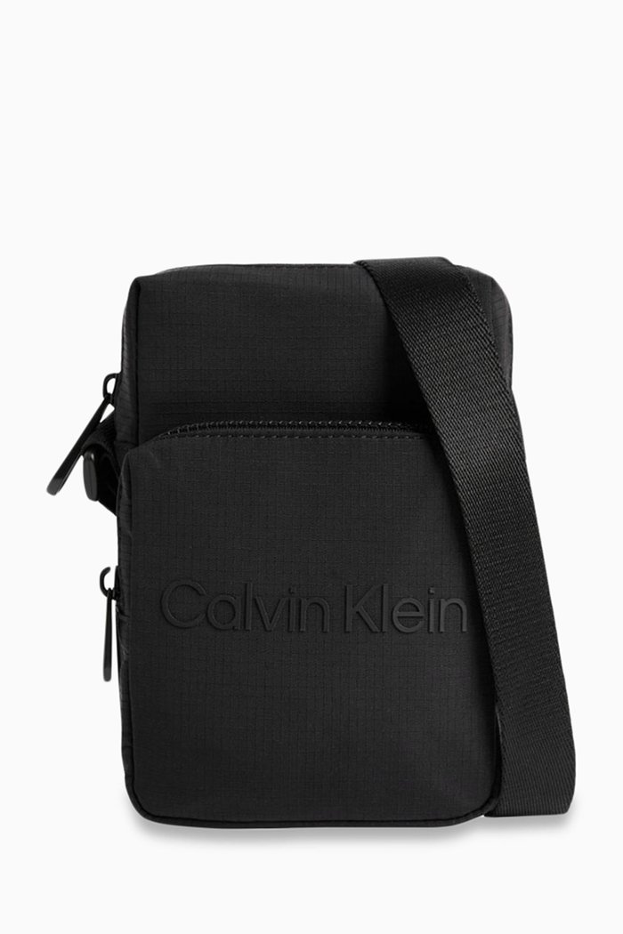 

XSmall CK Reporter Bag in Nylon, Black