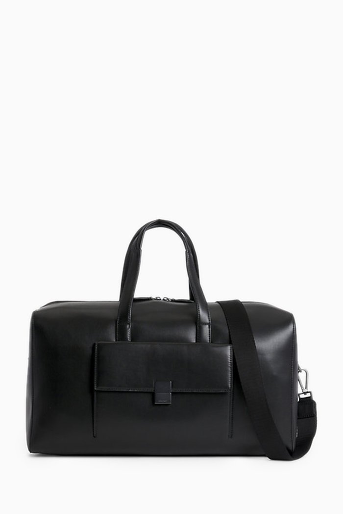 

Weekend Bag in Recycled Blend Faux Leather, Black