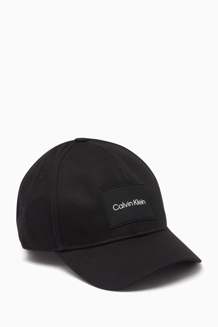 

Must Logo Patch Cap in Cotton, Black
