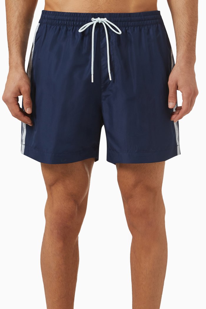 

Medium Drawstring Swim Shorts in Nylon, Blue
