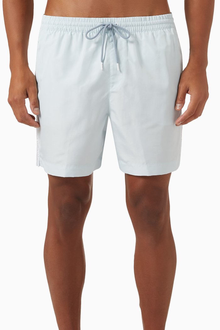 

Medium Drawstring Swim Shorts, Grey