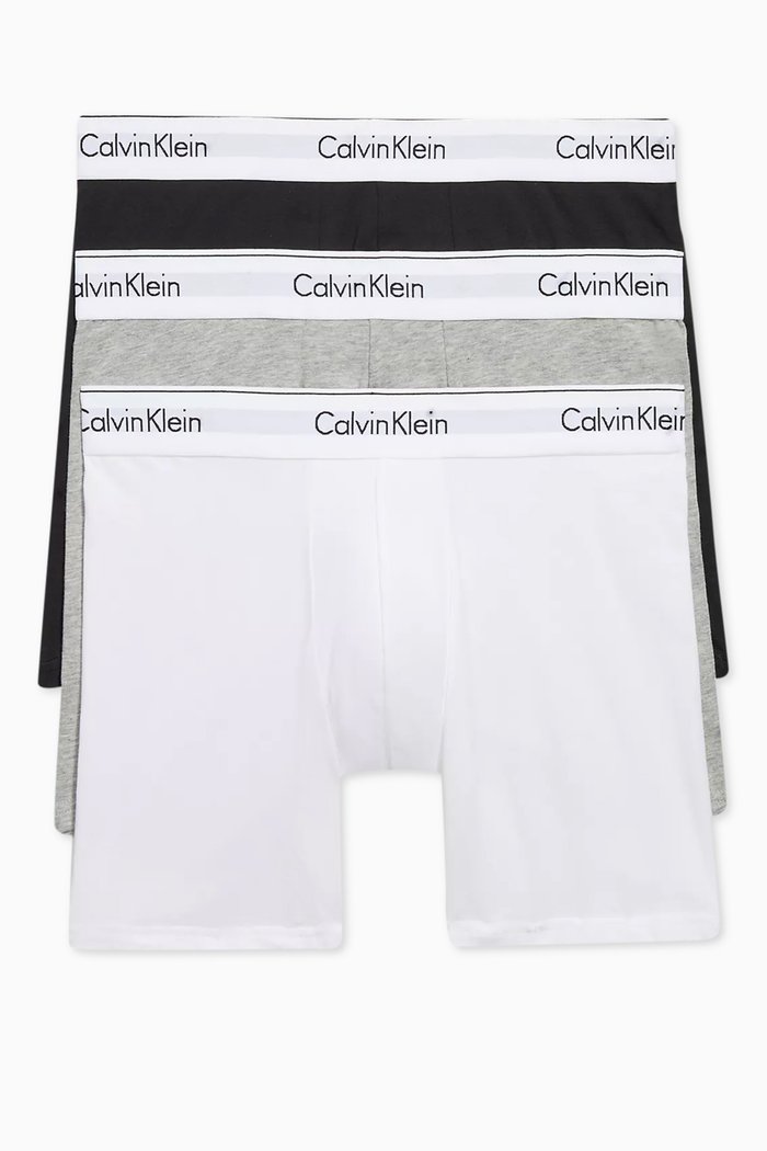 

Boxer Briefs in Cotton, Set of 3, Multicolour