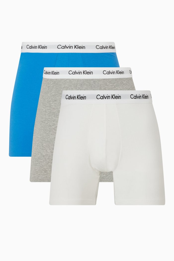 

Boxer Briefs in Cotton, Set of 3, Multicolour