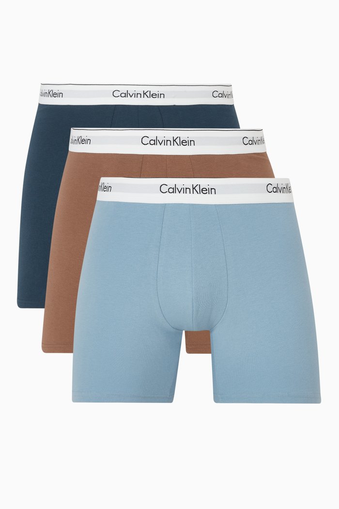 

Boxer Briefs in Cotton, Set of 3, Multicolour
